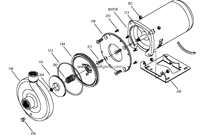 Parts for Goulds Pump model # 1MC1F5C0