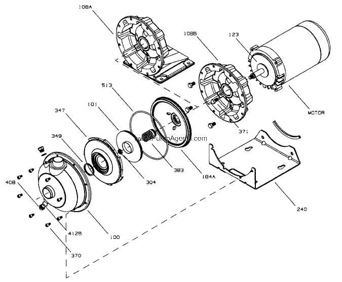 Parts for Goulds Pump model # 1ST1D1D4