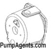 Goulds Pump Part # 1K417 - Pump Casing
