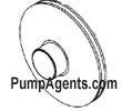 Goulds Pump Part # 2K60 - Impeller