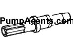 Jabsco Pump Part # 11867-0000 - Shaft