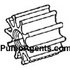Jabsco Pump Part # 17954-0001 - Neoprene Impeller