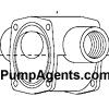 Jabsco Pump Part # 18753-0187 - Pump Body