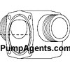Jabsco Pump Part # 18753-0190 - Pump Body