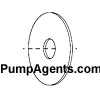 Jabsco Pump Part # 18753-0201 - Wearplate