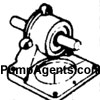 Jabsco Pump Part # 35689-0001 - Jack Shaft Assembly