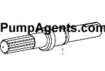 Jabsco Pump Part # 6718-0000 - Shaft