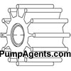 Jabsco Pump Part # 8980-0004 - Viton Impeller