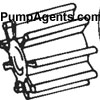 Jabsco Pump Part # 920-0001 - Neoprene Impeller