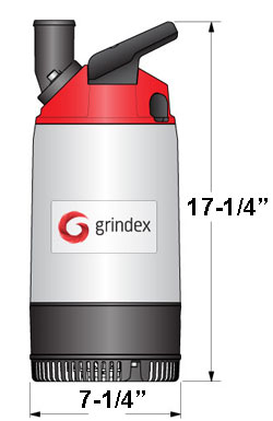 Grindex Mini Dimensions