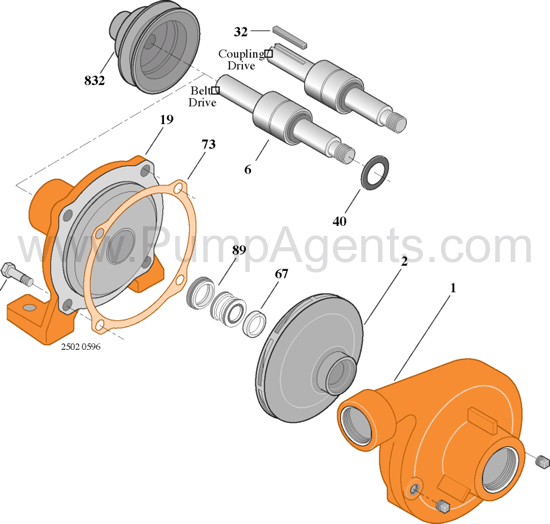 Parts for Berkeley Pump model B07005