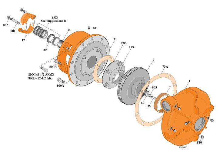 Parts for Berkeley Pump model B51693