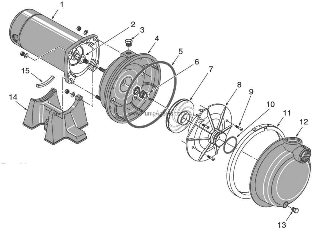 Parts for Flotec Pump model FP5162
