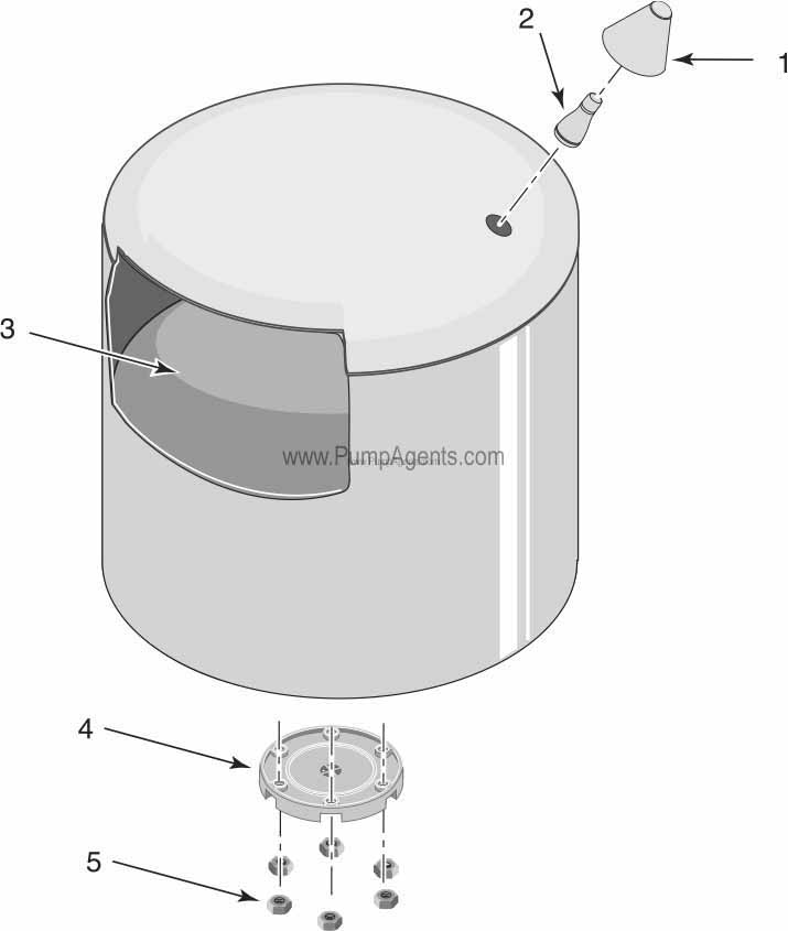 Parts for Flotec Pressure Tank model FP7100
