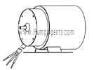 March Pump Part # 0125-0088-1000 - Motor