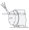 March Pump Part # 0130-0140-1000 - Motor