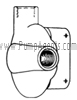 March Pump Part # 0821-0080-0000 - Rear Housing